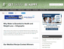 Tablet Screenshot of getskinnybehappy.com